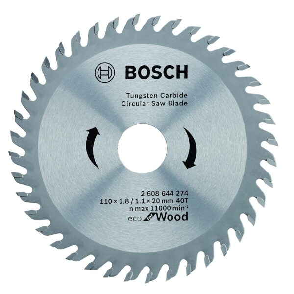 Bosch Professional Circular Saw Blade For Wood 4''/ 100mm Dia, 20mm Bore, 30 Teeth, Pack Of 1
